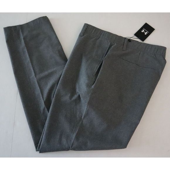 Under Armour 1377358 012 Men's Sz 38x32 Gray Straight Fit Vented Golf Pants $85 - Picture 8 of 8